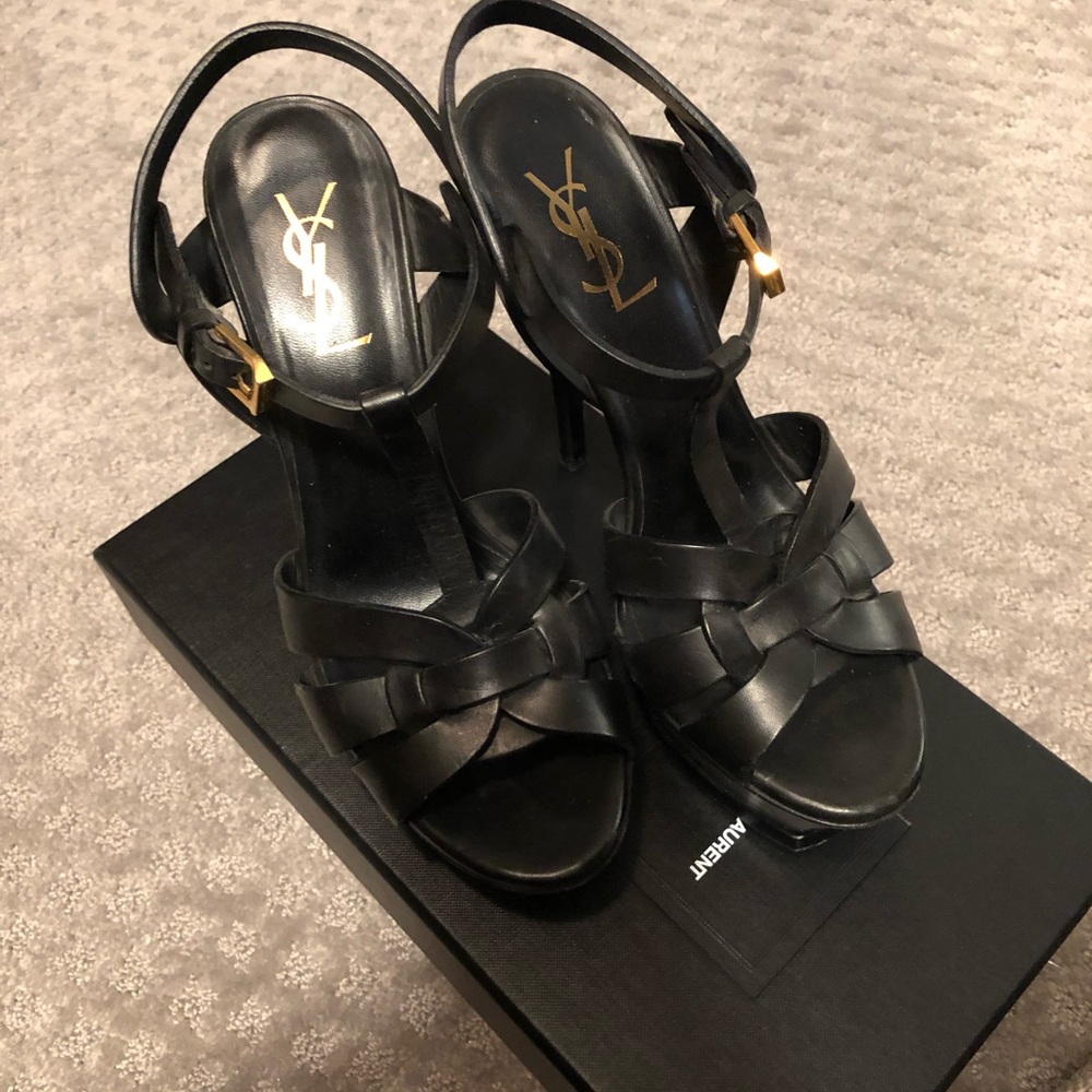 YSL tribute sandals in excellent condition